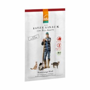 Defu Katze Kaustange Bio-Rind 3x6g