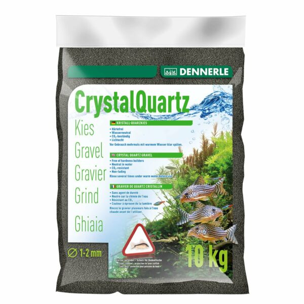 Dennerle Aquarium Kristall Quarzkies Diamantschwarz 10kg