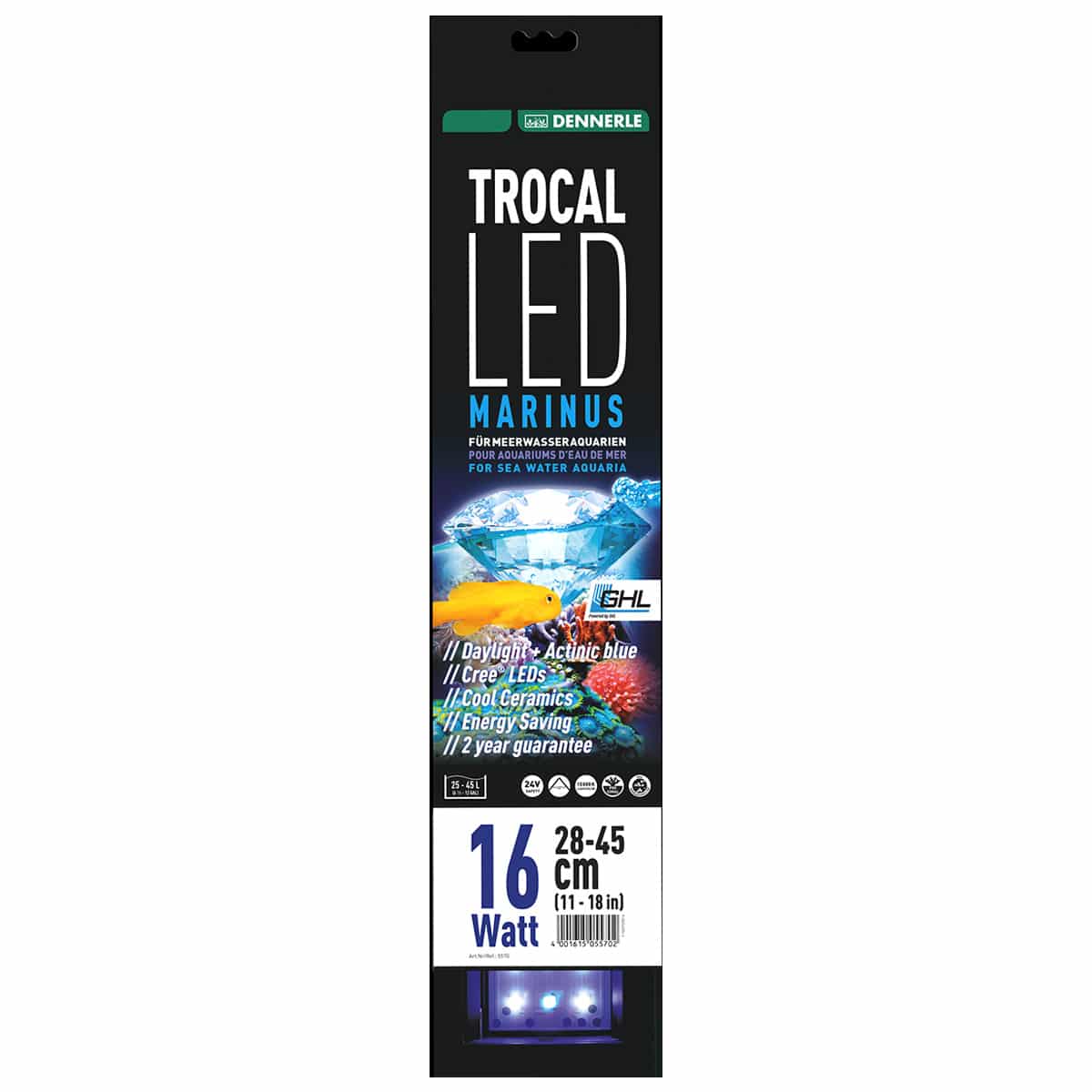 Dennerle Aquarium Beleuchtung Trocal LED Marinus 30