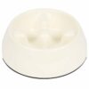 DogIt Go-Slow - Anti Schling Napf 600ml weiß
