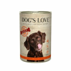 Dog's Love B.A.R.F Rind Pur 400g