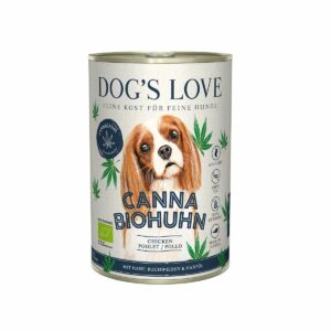 DOG'S LOVE Canna BIO Huhn mit Hanf 12x400g