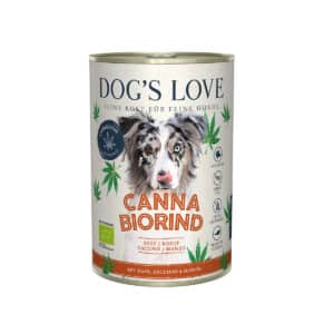 DOG'S LOVE Canna BIO Rind mit Hanf 12x400g