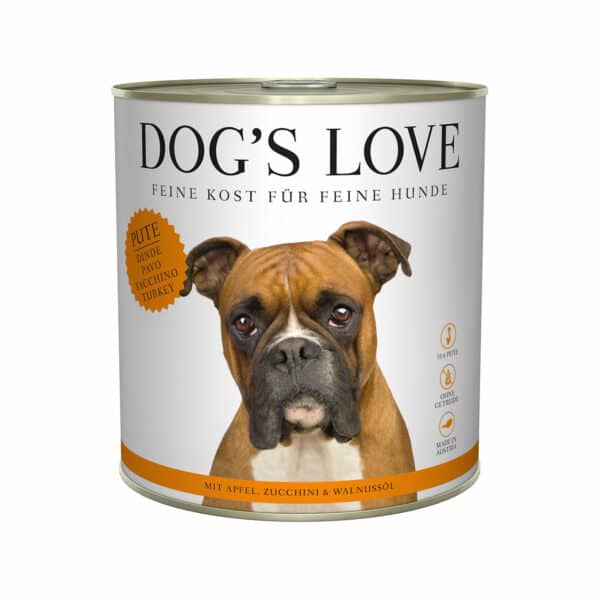 Dog's Love Classic Pute mit Apfel