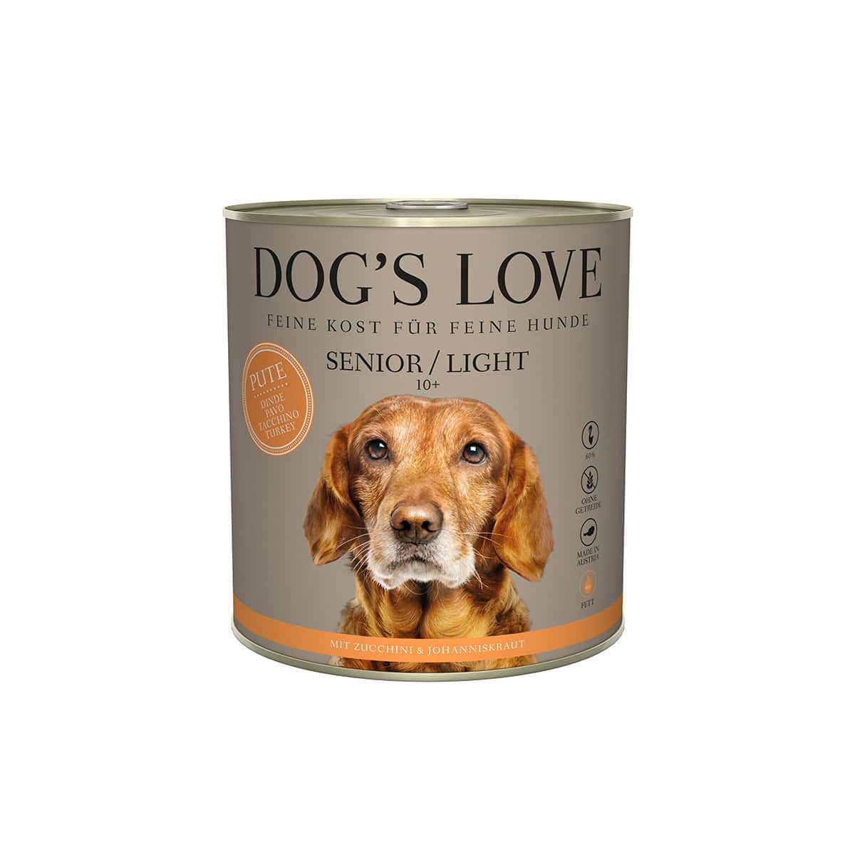 DOG'S LOVE SENIOR Pute 12x400g