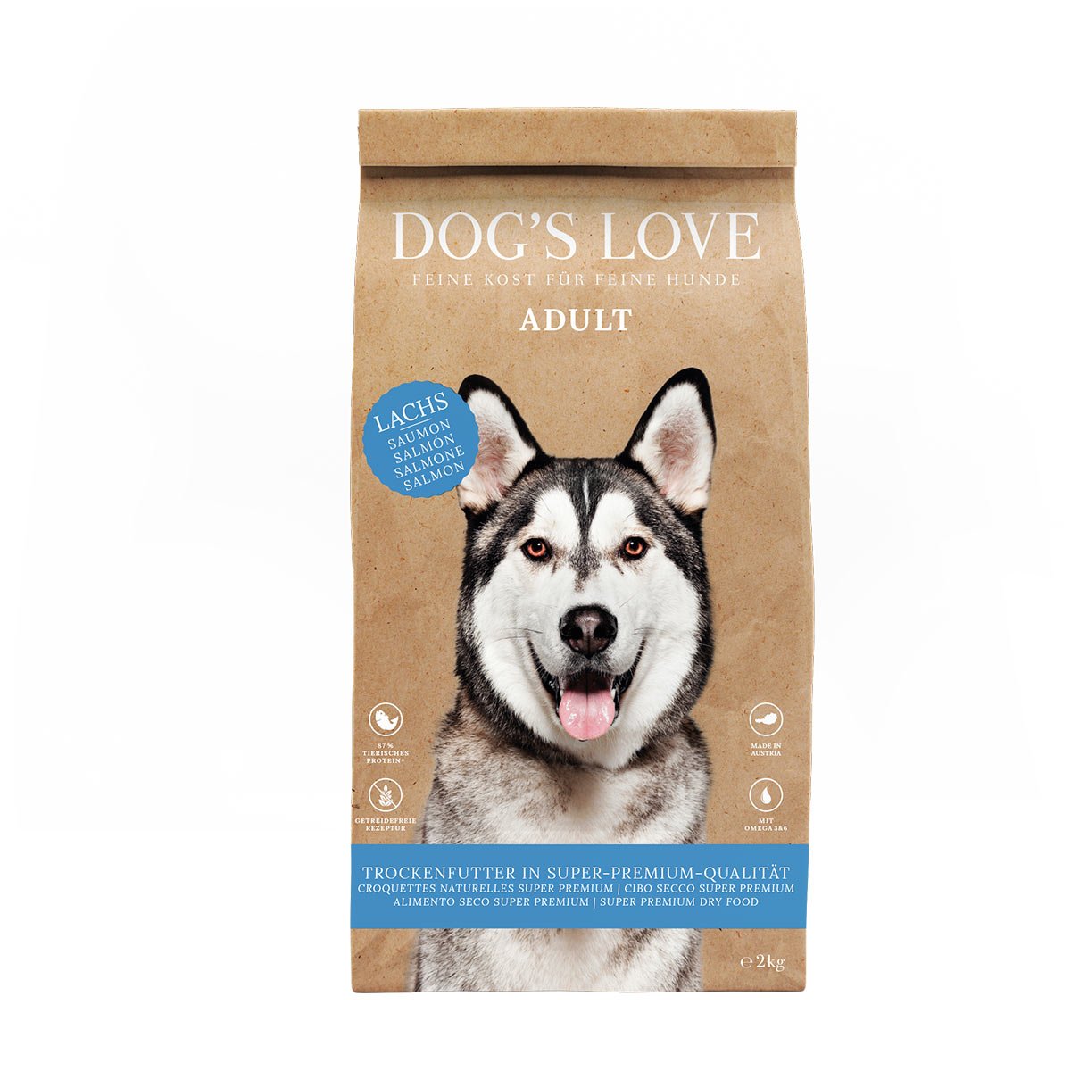 DOG'S LOVE Trocken Lachs 2x12kg
