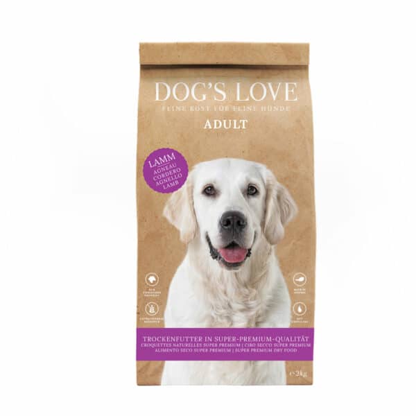 DOG'S LOVE Trocken Lamm 2kg