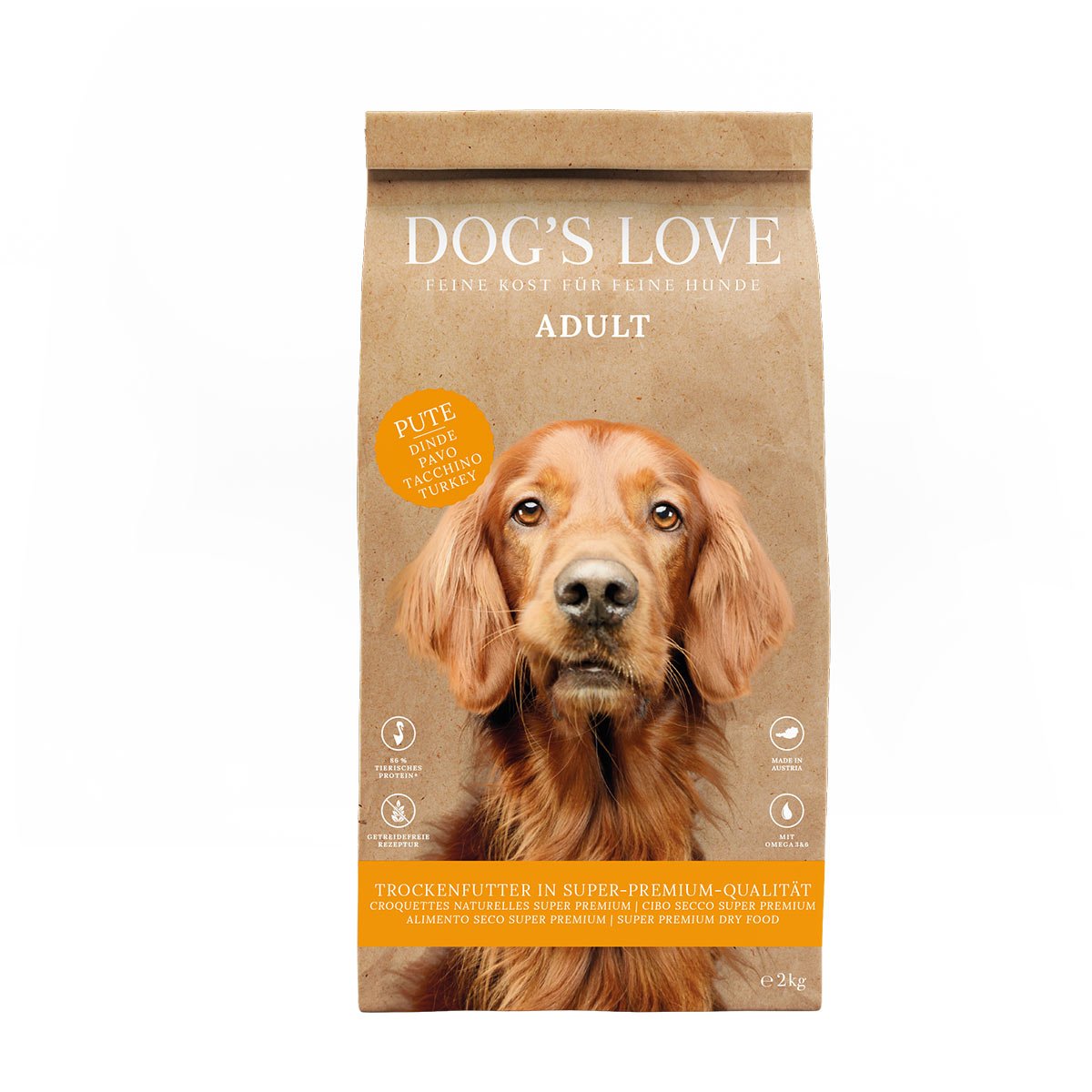 DOG'S LOVE Trocken Pute 12kg