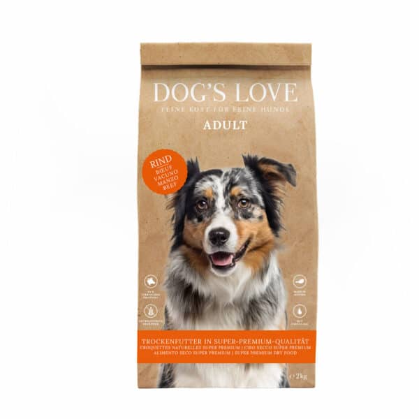 DOG'S LOVE Trocken Rind 12kg