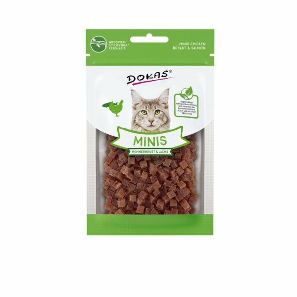 Dokas Minis Hühnerbrust & Lachs 5x30g