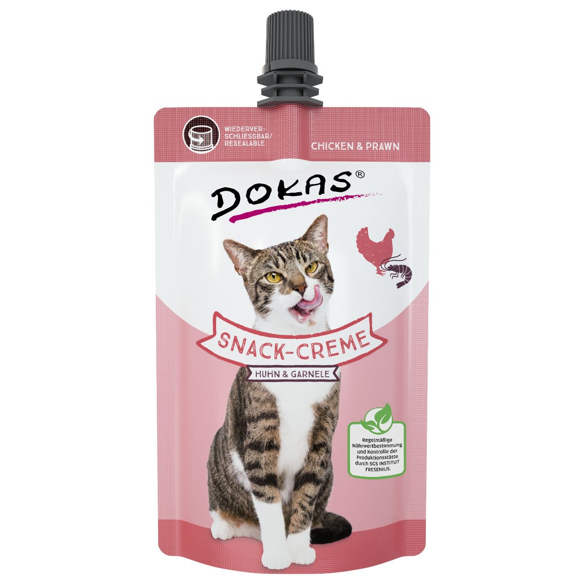 Dokas Snack-Creme Huhn & Garnele 90g