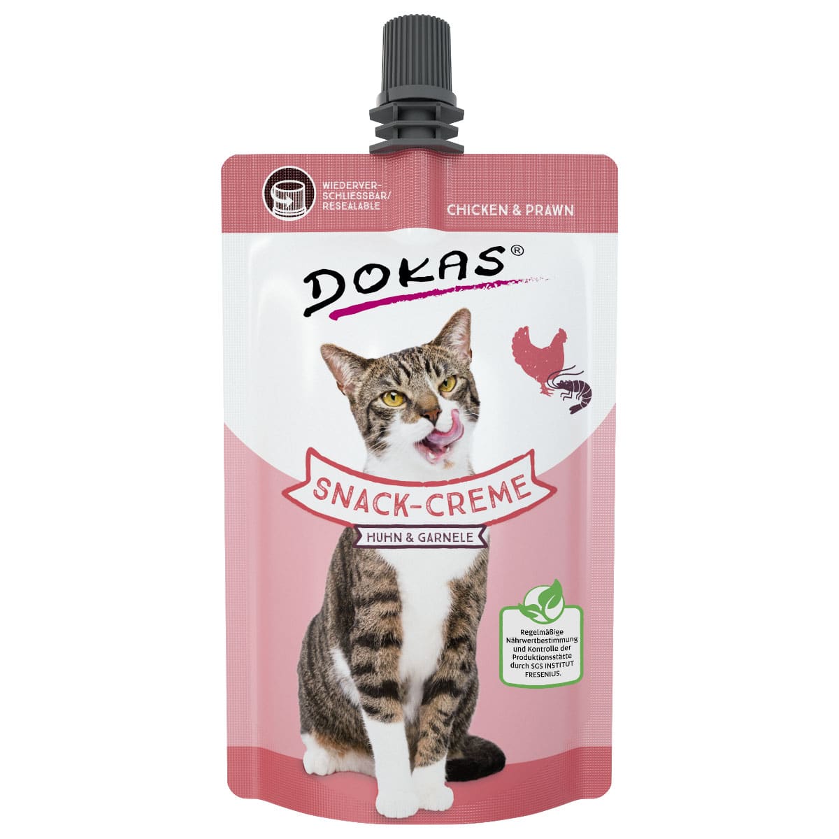 Dokas Snack-Creme Huhn & Garnele 7x90g