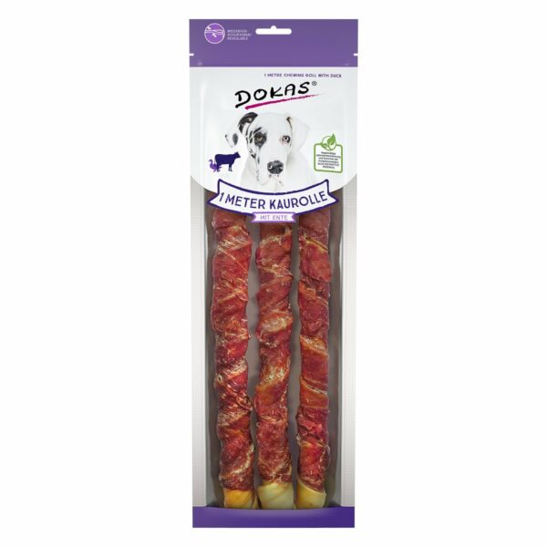 Dokas 1 Meter Kaurolle mit Ente (Rinderhaut) 315g