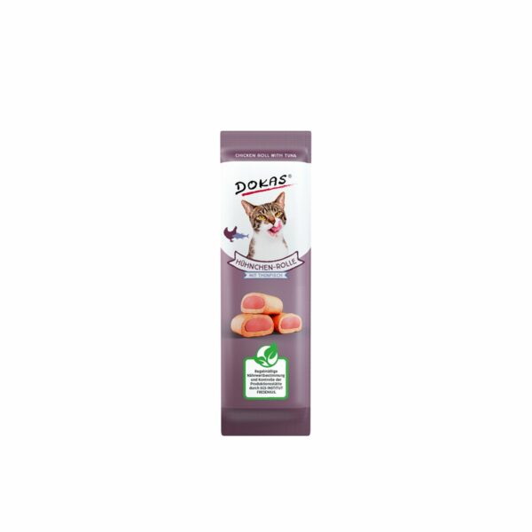 Dokas Hühnchen-Rolle mit Thunfisch 8x10g