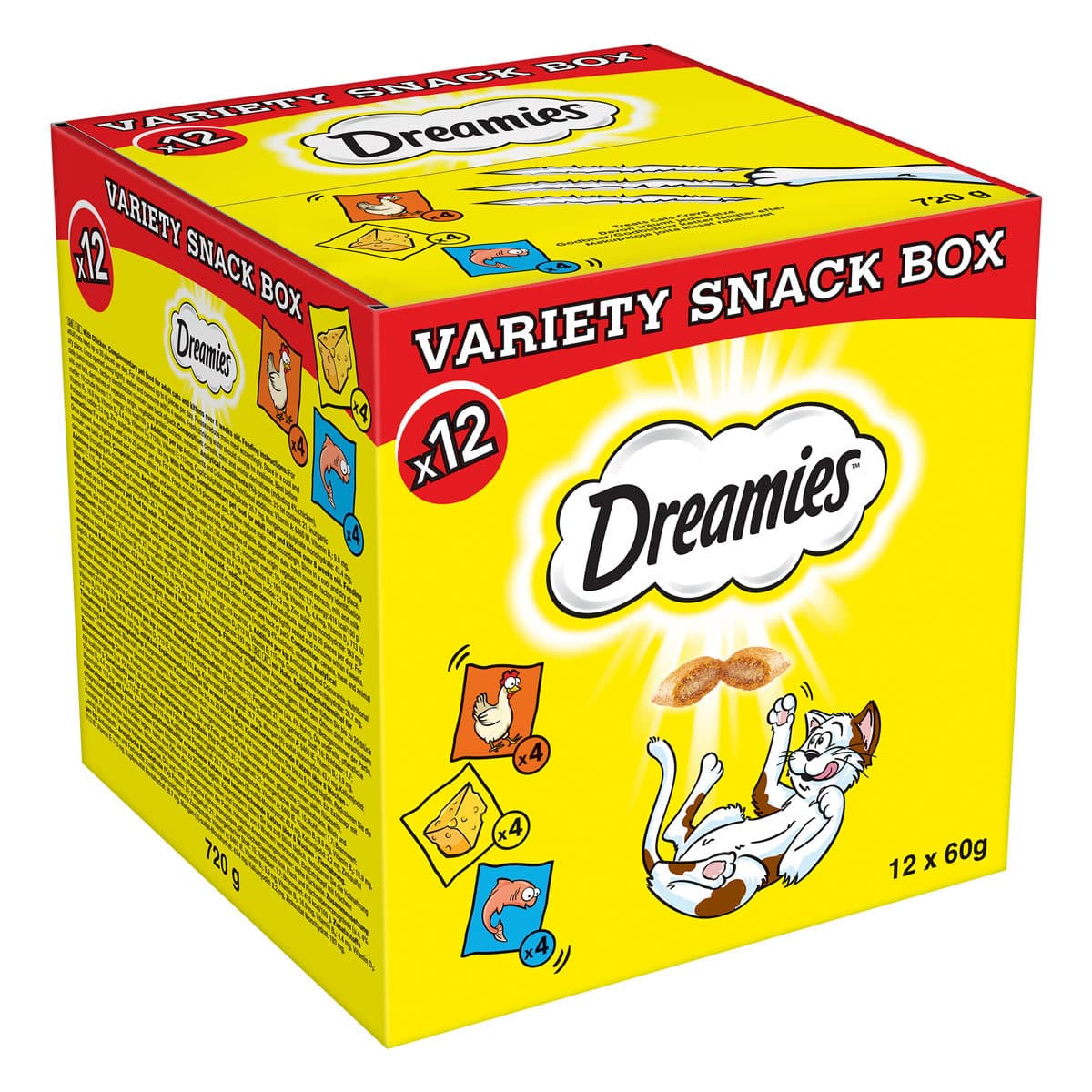 Dreamies Katzensnack Mixbox 12x60g