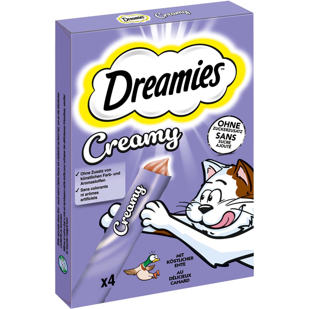 DREAMIES Creamy mit Ente Multipack 4x10g