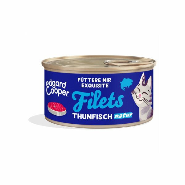 Edgard & Cooper Katze Filets Frischer Wildfang-Thunfisch 6x70g