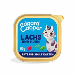 Edgard & Cooper Paté MSC-Lachs und Freilaufhuhn 16x85g
