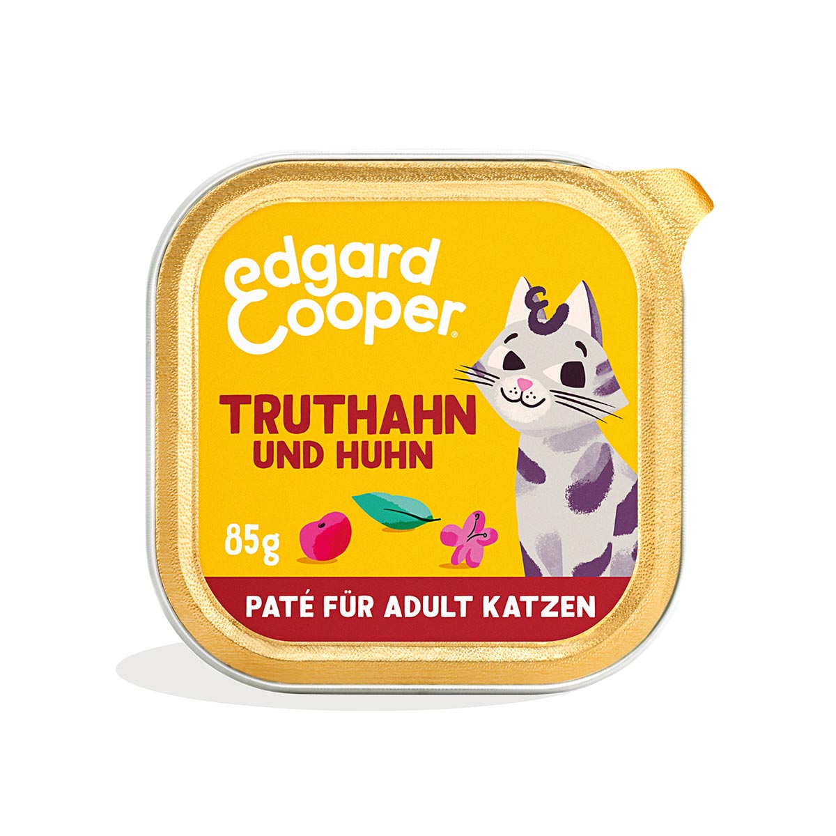 Edgard & Cooper Paté Truthahn und Freilaufhuhn 8x85g