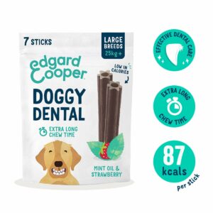 Edgard & Cooper Doggy Dental Erdbeere/Minze L 4x240g
