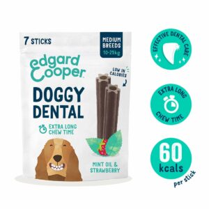 Edgard & Cooper Doggy Dental Erdbeere/Minze M 160g