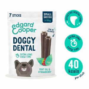 Edgard & Cooper Doggy Dental Erdbeere/Minze S 4x105g