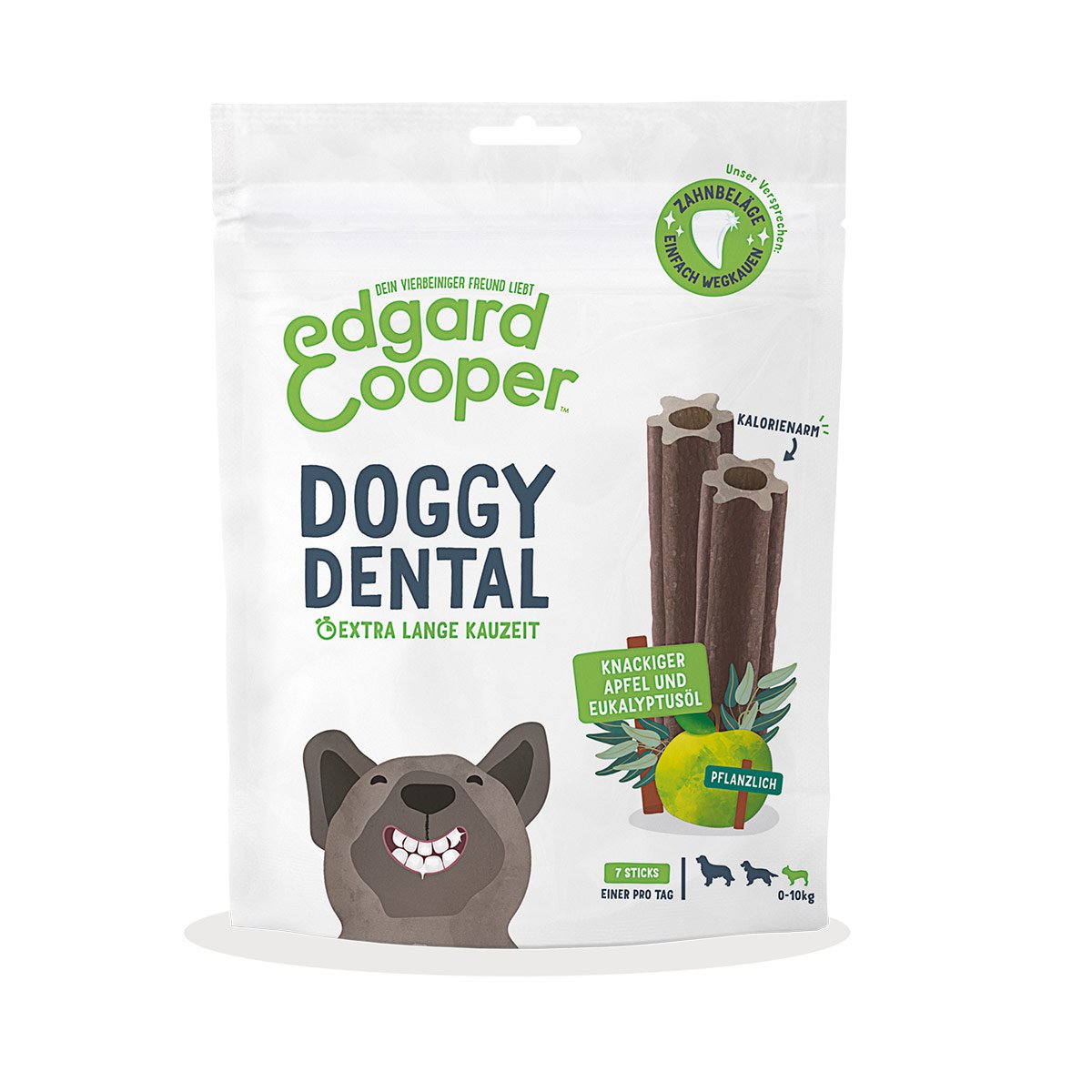Edgard & Cooper Doggy Dental Apfel/Eukalyptus S 4x105g