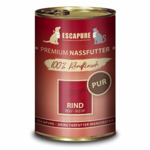 ESCAPURE Nassfutter Rind PUR 24x400g