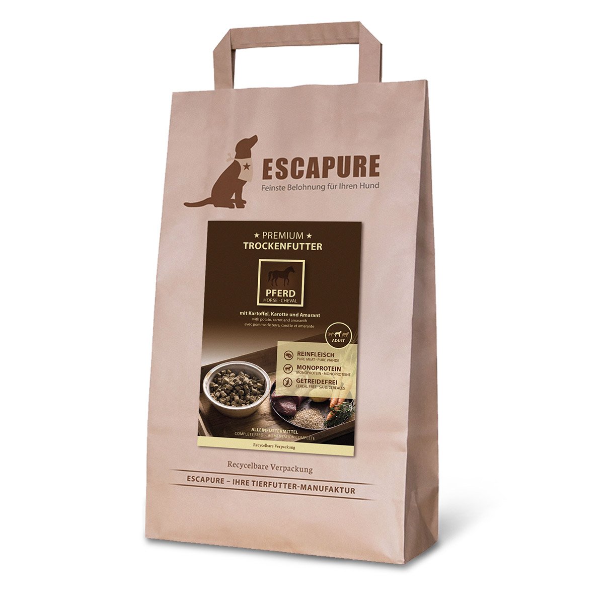 ESCAPURE Pferd Premium Trockenfutter 1