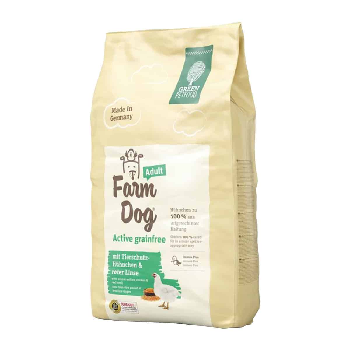 Green Petfood FarmDog Active grainfree 2x10kg