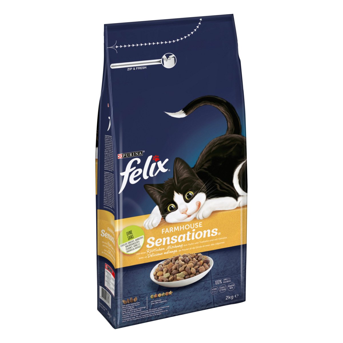 FELIX Farmhouse Sensations Huhn & Truthahn 4x2kg