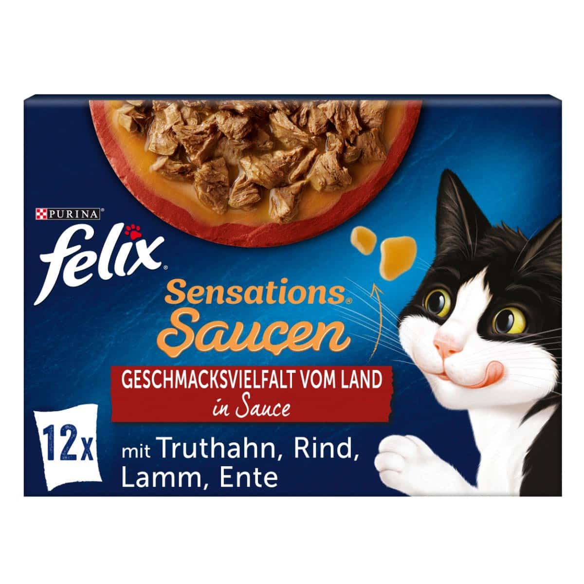 FELIX Sensations Saucen Geschmacksvielfalt vom Land 12x85g