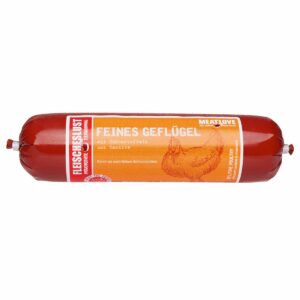 Fleischeslust Futterwurst Feines Geflügel 16x400g