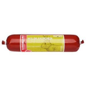 Fleischeslust Futterwurst Wildkaninchen 16x400g