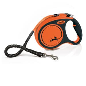 flexi XTREME Gurtleine schwarz/orange L 5m