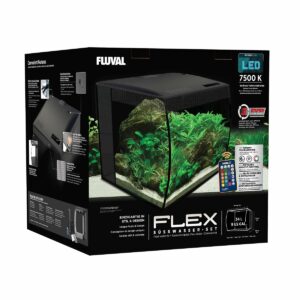 Fluval Aquarium Flex Set 34 L schwarz