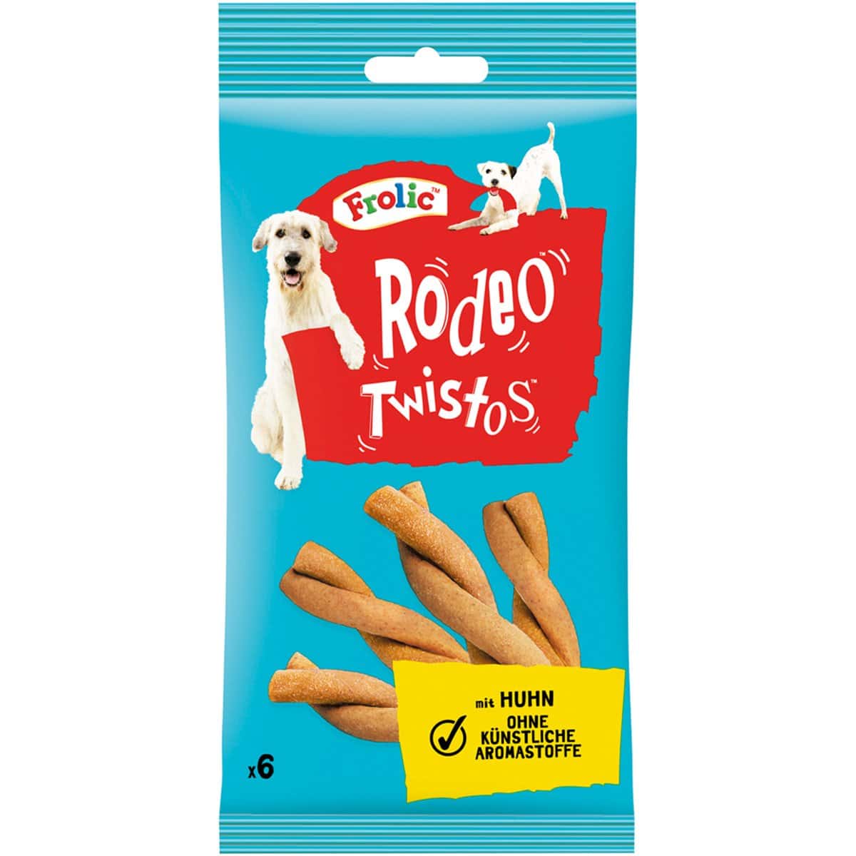 Frolic Hundesnack Rodeo Twistos Geflügel 6 Sticks (105g)