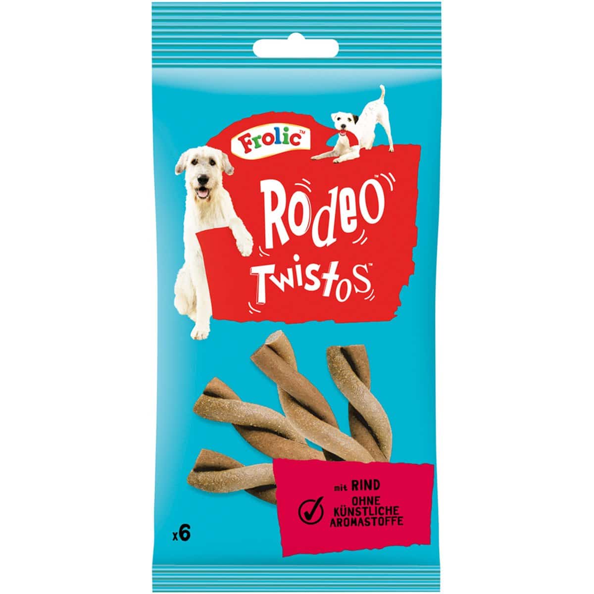 Frolic Hundesnack Rodeo Twistos Rind 6 Sticks (105g)