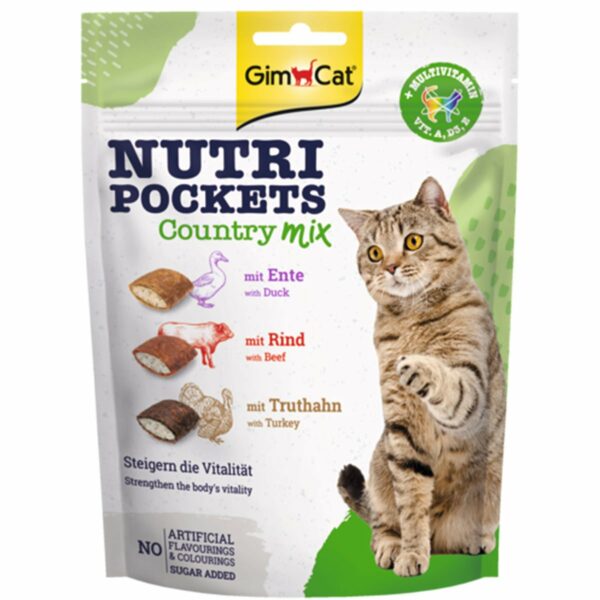 GimCat Nutri Pockets Country-Mix 5x150g