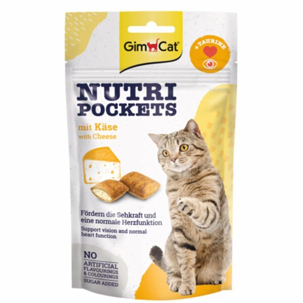 GimCat Nutri Pockets mit Käse 6x60g