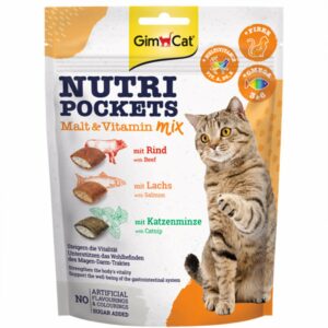 GimCat Nutri Pockets Malt&Vitamin Mix 10x150g