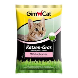 GimCat Katzengras mit Schnellkeimung 4x100g