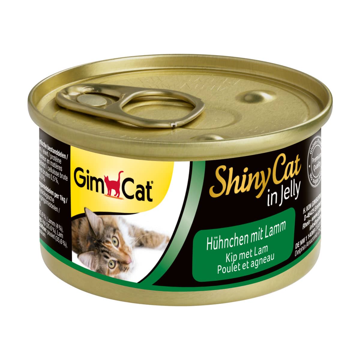 GimCat ShinyCat Hühnchen & Lamm 24x70g