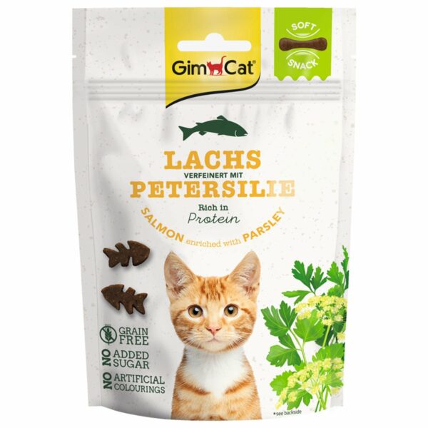 GimCat Soft Snacks Lachs mit Petersilie 5x60g