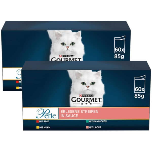 GOURMET Perle Erlesene Streifen in Sauce Mixpaket 120x85g