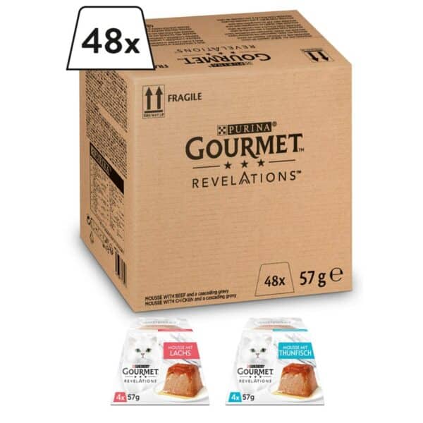 GOURMET Revelations Mousse Lachs & Thunfisch 48x57g