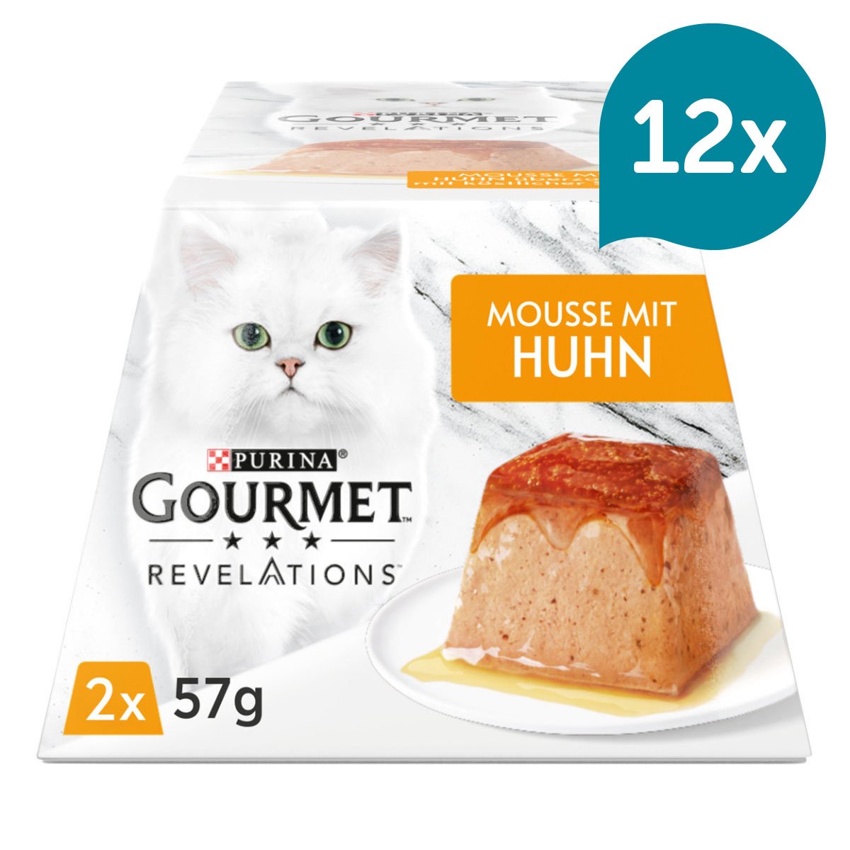 GOURMET Revelations Mousse in Sauce mit Huhn 12x2x57g