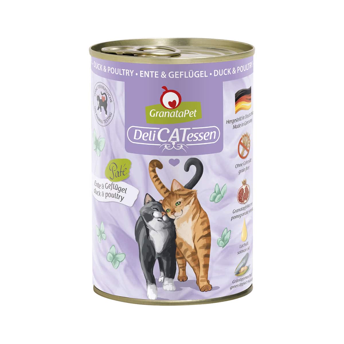 GranataPet Katze - Delicatessen Dose Ente & Geflügel 6x400g