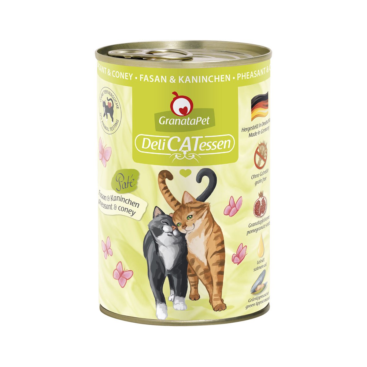 GranataPet Katze - Delicatessen Dose Fasan & Kaninchen 12x400g
