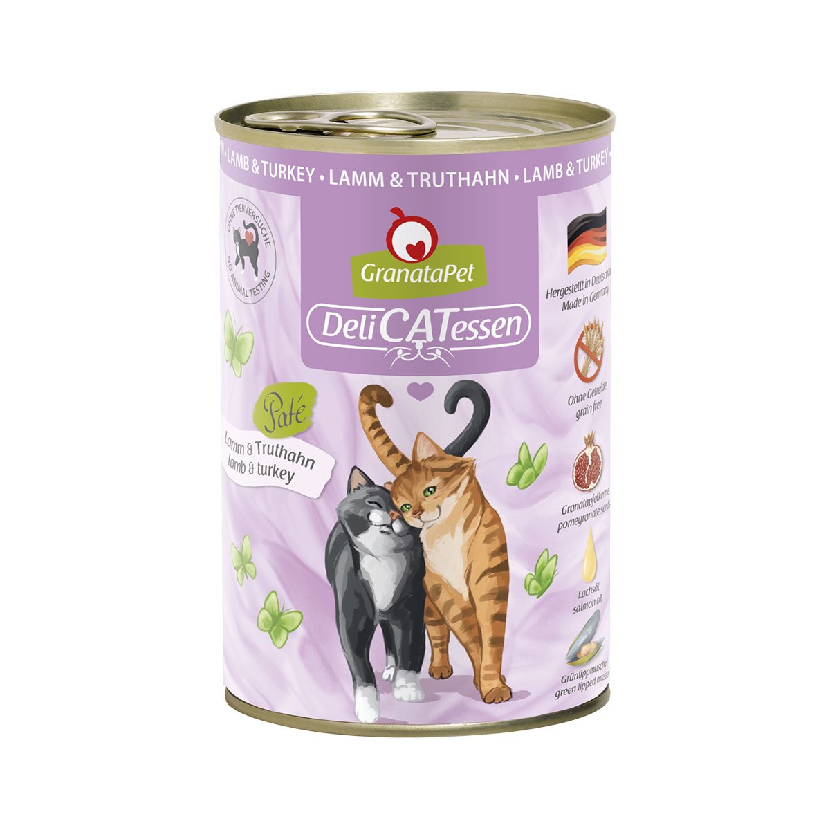 GranataPet Katze - Delicatessen Dose Lamm & Truthahn 12x400g